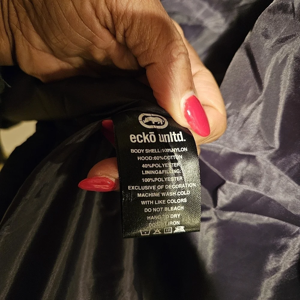 ECKO UNLTD Quilted Vest, Men's, Size 3X, Quilted Vest with Hood - Picture 8 of 8